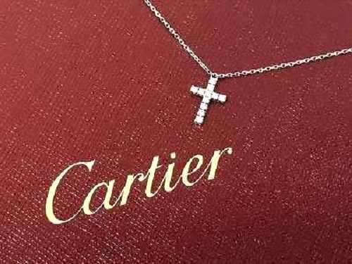 カルティエ Cartier シンボル クロス ネックレス B7221700 750WG ...